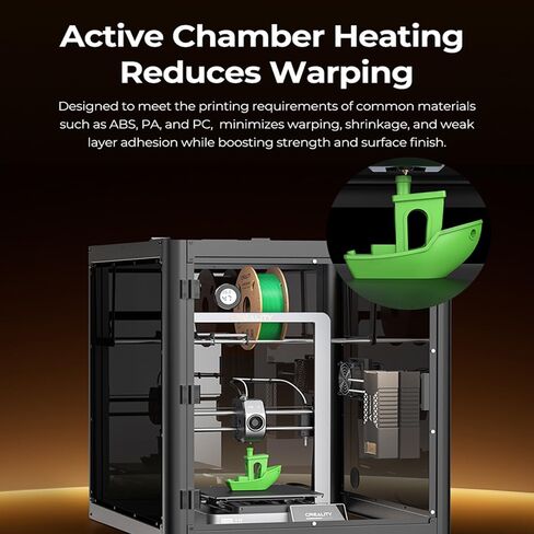 Creality 3D Printer Heater, PTC Chamber Heater 400W - 45-70°C, Filament Drying, Reduces Warping, Dual Safety Protection, Mini Heater Temp Control for LCD/DLP/FDM 3D Printers in Saudi Arabia