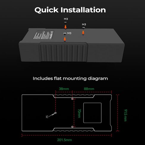 Creality 3D Printer Heater, PTC Chamber Heater 400W - 45-70°C, Filament Drying, Reduces Warping, Dual Safety Protection, Mini Heater Temp Control for LCD/DLP/FDM 3D Printers in Saudi Arabia