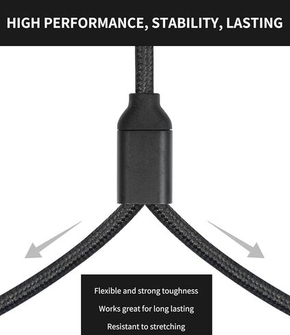كابل صوت USB C إلى Dual XLR ذكر بطول 3.3 قدم، كابل ستيريو من النوع C إلى 2 XLR Y-Splitter للهواتف الذكية والكمبيوتر المحمول والكمبيوتر اللوحي إلى مكبر الصوت النشط وخلاط الصوت ومكبر الصوت | متوافق مع أنظمة التشغيل Windows، وmacOS، وiOS، وAndroid in Kuwait