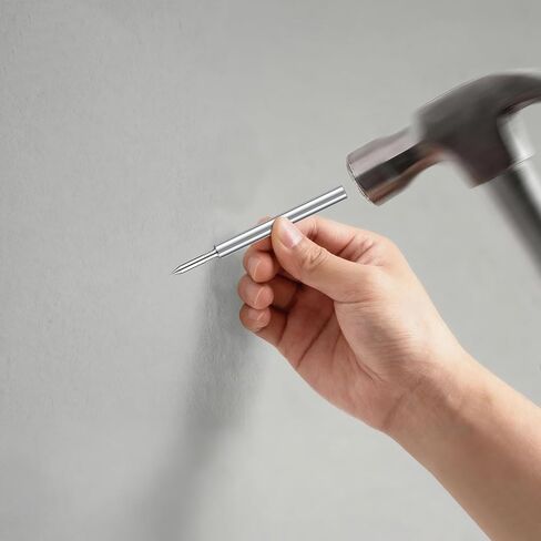 600 Pcs Double Headed Skirting Nails with 6 Sleeve Installation Tools, Thread Seamless Invisible Carbon Steel No Mark Nails for Skirting, Baseboard, Door frames, Cabinets in Kuwait