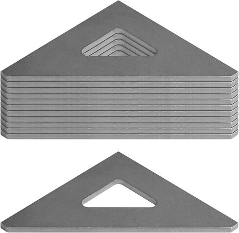 12 Pack Weld-On Triangle Gusset Plates Hollow, 3" x 3" x 1/8" Steel, Chassis Tube DIY Frames Gusset in Saudi Arabia