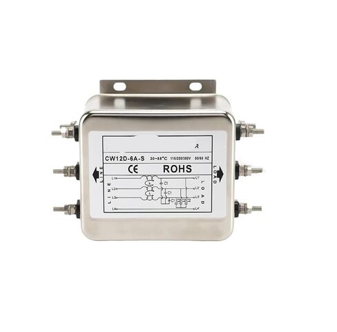 CW12D-6A/10A/20A/30A/40A/50A/60A-S مرشح طاقة ثلاثي الطور ثلاثي الأسلاك (CW12D-60A-S) in Kuwait