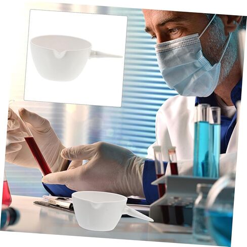 Heat-Resistant Round Evaporating Bowl with Handle Porcelain Laboratory Basin for Safe Solvent Evaporation and Easy Pouring in Scientific Experiments in Saudi Arabia