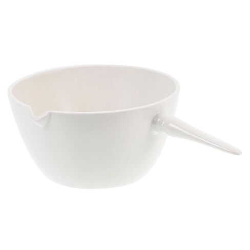 Round Evaporating Basin with Handle for Laboratory Use Acid and Alkali Resistant Evaporation Dish with Spout for Precise Pouring Stable Container for School and Science Experiments in Saudi Arabia