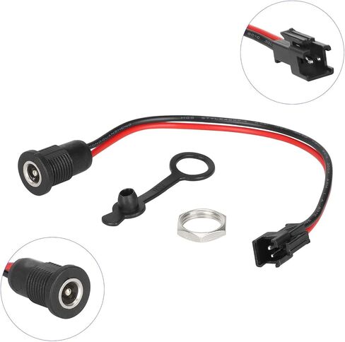 2 Pcs 5.5x2.1mm Power Sockets Charging Sockets High Current Female Power Connector for Electric Scooter Accessories in Kuwait