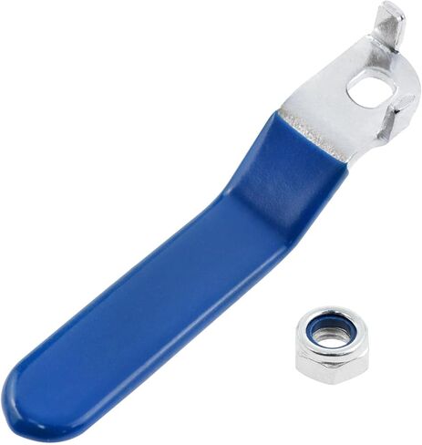 DN15 Ball Valve Lever Handle with 1 M8 nut Water Valve Handle Used for Replacing Ball valves at Outdoor faucets. 8x6mm Claw Inner Length 9.5mm (Blue) 1pcs in Saudi Arabia