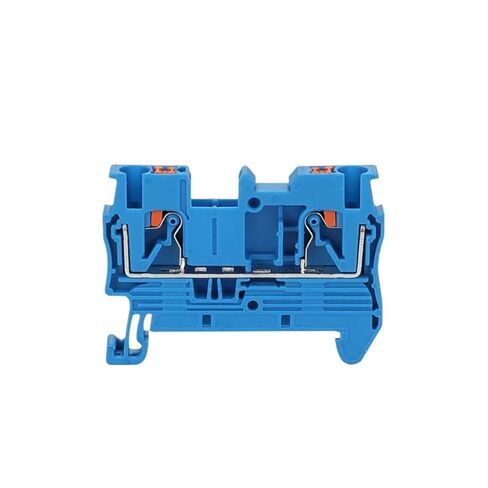 PT2.5 Push-in Terminal Block 2.5mm² Connector Spring Feedthrough Strip PT-2.5 Wire DIN Rail Contact PT 2.5(Gray,100 Pcs) in Saudi Arabia