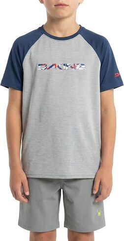 Dakine Boys Performance Short Sleeve Rashguard – UPF 50+ Sun Protection, Quick-Dry in Saudi Arabia