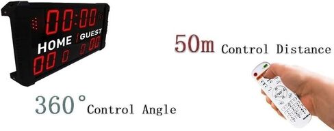 LED Digital Scoreboard Digital Scoreboard, High brightniess led Scoreboard Portable Digital Tennis Electronic Scoreboard for Sports in Kuwait