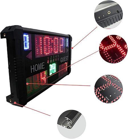 لوحة النتائج 14 لوحة النتائج لكرة السلة لوحة النتائج التحكم عن بعد 14/24 ثانية للعد التنازلي لوحة النتائج العملية in Kuwait