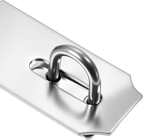 10 قطع من مزلاج القفل، مشبك قفل من الفولاذ المقاوم للصدأ، مشبك أمان شديد التحمل مع براغي تثبيت، قفل باب بمشبك للأبواب والخزائن in Kuwait