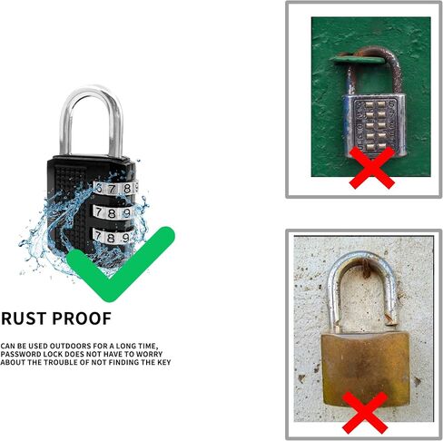 Sdstone Faucet Lock Outdoor - Password-Protected Water Spigot Lock, Hose Bib Steel, Gate Valve - Prevent Theft and Unauthorized Use for Garden, Valve - 1 Pack (Black) in Kuwait