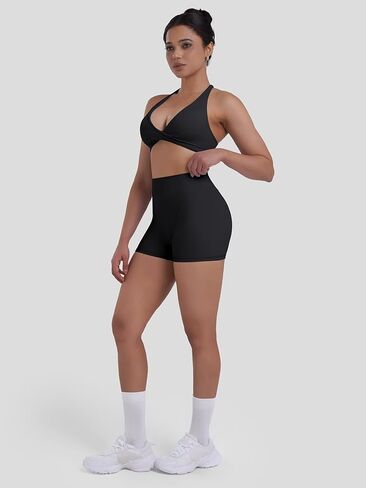 Sunzel Booty Contouring Biker Shorts for Women – High Waist Tummy Control Soft Squat Proof Thong Seams Workout Gym Spandex in Saudi Arabia