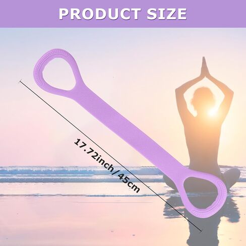 3pcs Figure 8 Resistance Band, Arm Back Training Elastic Ropes, Elastic Stretching Resistances Band for Arms, Back, Shoulders, and Chest Workouts, Exercise Equipment in Kuwait