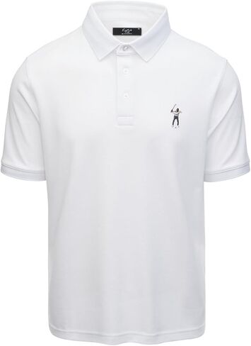 Eastside Golf Men’s Pique Knit Performance Polo with Embroidered Swingman Logo and Cotton-Poly Stretch Fabric for Movement in Saudi Arabia