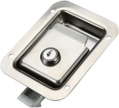 Stainless Steel MS858 Pull Type Panel Cabinet Lock Van Car RV Mechanical Door Locks Industrial Cabinet Lock 1Pcs (Color : Ms983) in Saudi Arabia