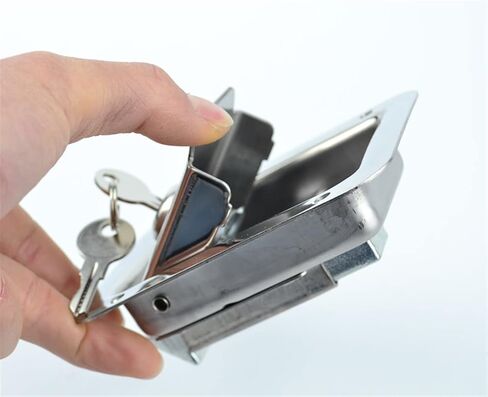 Stainless Steel MS858 Pull Type Panel Cabinet Lock Van Car RV Mechanical Door Locks Industrial Cabinet Lock 1Pcs (Color : Ms983) in Saudi Arabia