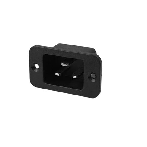 AC Power Socket Male Horizontal Input 16A 250V with Ears mounting Screw Fixing Hole SS-3A(Pin Shaped seat) in Saudi Arabia