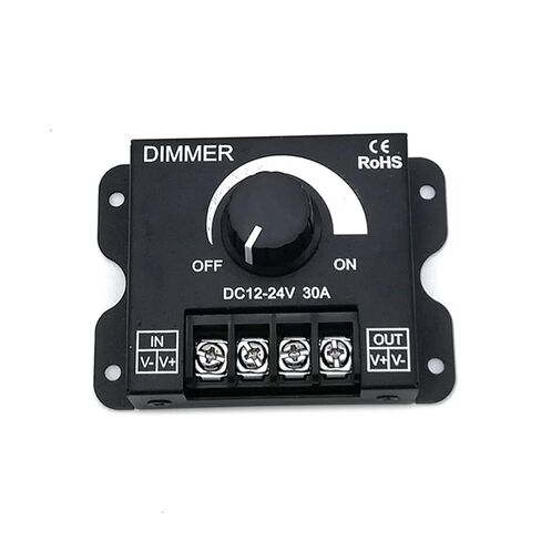 تيار مستمر 12 فولت 24 فولت LED باهتة التبديل 30A 360 واط الجهد المنظم تحكم قابل للتعديل لشريط LED ضوء مصباح LED يعتم المخفتات 1 قطعة in Kuwait