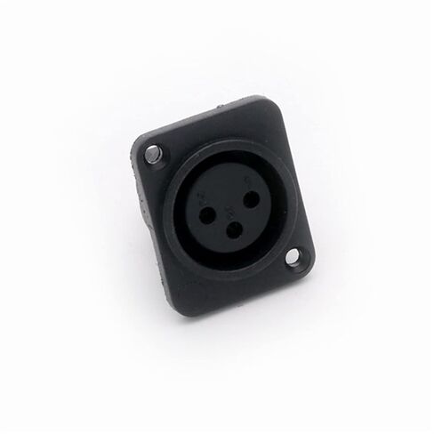 3Pin X L R موصل أنثى لوحة مقابس جبل نوع ميكروفون M I C موصل لحام 10 قطعة in Kuwait