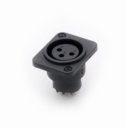 3Pin X L R موصل أنثى لوحة مقابس جبل نوع ميكروفون M I C موصل لحام 10 قطعة in Kuwait