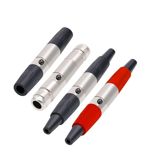 3/4/5/6 دبوس X L R التوصيل جاك الذكور والإناث موصل مقرنة لحام سلك كابل الميكروفون موصل 10 مجموعة (10xM 10xF 4P-02) in Kuwait