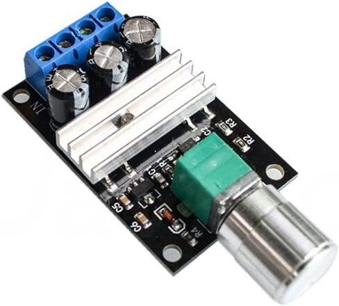 تيار مستمر 6 فولت 12 فولت 24 فولت 28VDC 3A 80 واط PWM وحدة تحكم سرعة المحرك منظم قابل للتعديل التحكم في السرعة المتغيرة مع مفتاح الجهد 1 قطعة in Kuwait