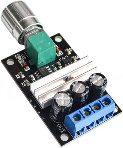 تيار مستمر 6 فولت 12 فولت 24 فولت 28VDC 3A 80 واط PWM وحدة تحكم سرعة المحرك منظم قابل للتعديل التحكم في السرعة المتغيرة مع مفتاح الجهد 1 قطعة in Kuwait