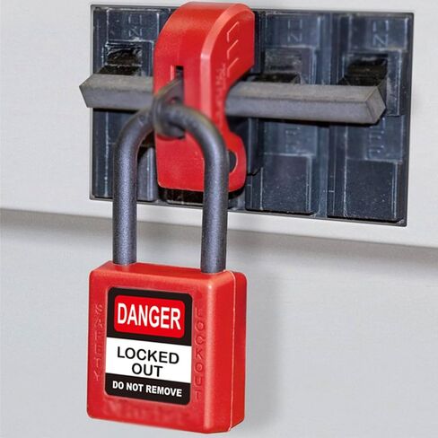 40 قطعة من ملصقات أقفال علامة القفل، علامة قفل الخطر لا تقم بإزالة ملصقات الأقفال، ملصقات قفل أمان مقاومة للماء (1 1/16 × 1 3/16 بوصة) in Kuwait