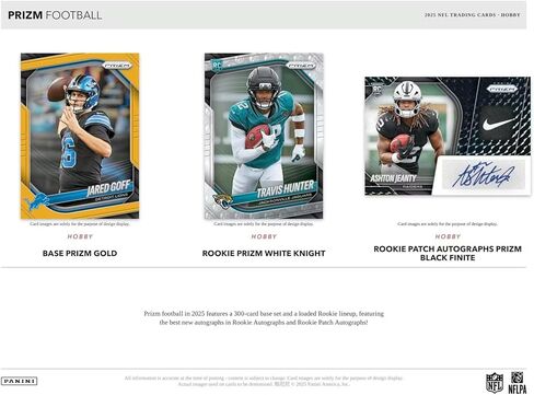 2025 Panini Prizm Football Hobby Trading Card Box (2 Autographs Per Box) in Saudi Arabia