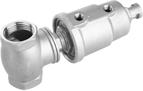 1/2" 3/4" 1" 1-1/4" 1-1/2" 2 بوصة 304 من الفولاذ المقاوم للصدأ على شكل حرف T صمام كروي هوائي PTFE مانع للتسرب (1"، نوع التمثيل المفرد_A) in Kuwait