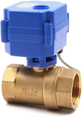 DN15 DN20 DN25 صمام كروي ثنائي الاتجاه صمام كروي نحاسي 2 سلك محرك كامل التجويف AC/DC/ADC 220V(1,DC12V_CR04) in Kuwait