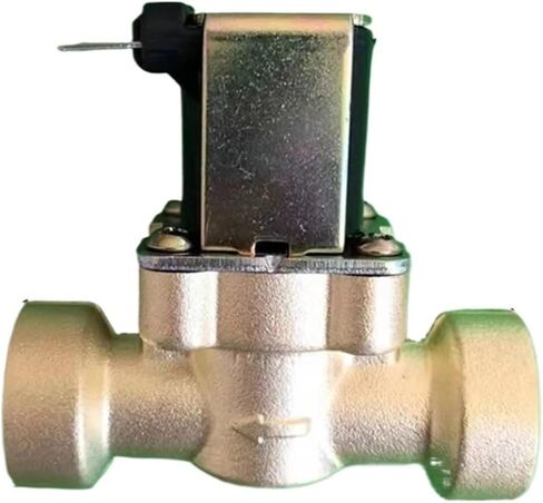 1/2 أنثى إلى أنثى مغلقة عادة صمام الملف اللولبي النحاسي التبديل المغناطيسي تيار مستمر 12 فولت 24 فولت التيار المتناوب 110 فولت 220 فولت صمام الماء الساخن بالطاقة الشمسية (110 فولت) in Kuwait