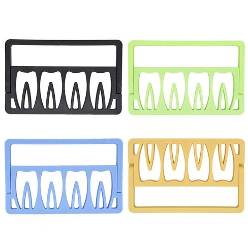 4 PCS 8 Holes Dental Root Canal Therapy Files Holder Autoclavable Endodontic Drills Stand Dispenser Organizer in Saudi Arabia