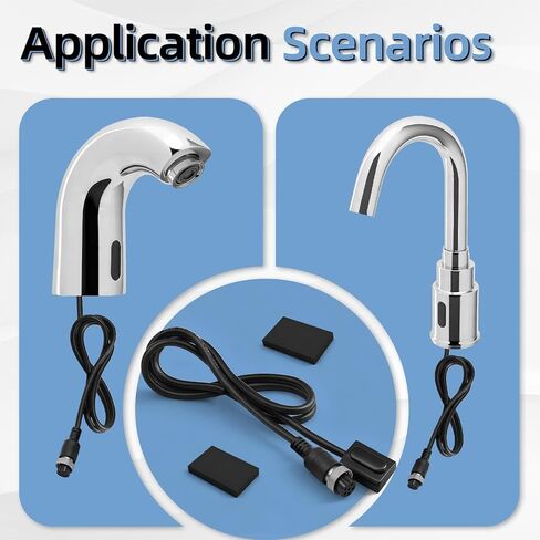 طقم استبدال مستشعر الصنبور متوافق مع الحنفيات الإلكترونية من سلسلة Sloan SFP-41-A SF، موصل 6 دبابيس، يناسب SF2100/2150/2200/2250/2300/2350/2400/2451 وأكثر من ذلك، جزء إصلاح بالأشعة تحت الحمراء in Kuwait