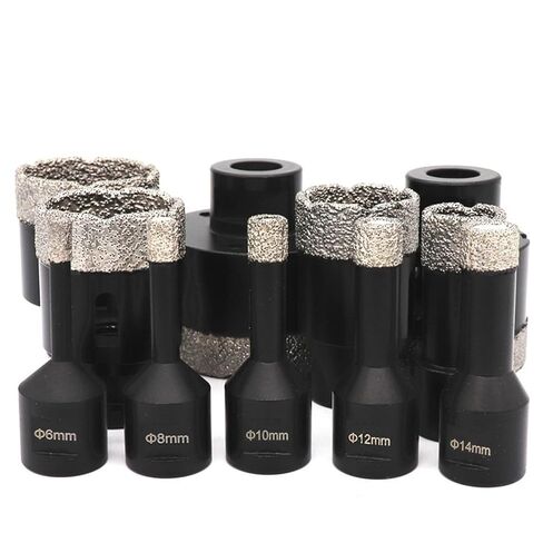 M14 Thread Drilling Core Bit Hole Saw Porcelain Tile Marble Stone Masonry Dry Vacuum Brazed Diamond Drill Bits 1Pcs (Size : 25mm) in Saudi Arabia