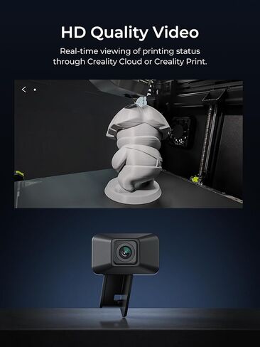 Creality K1 AI Camera, 3D Printer Camera, 1080P HD Quality, AI Detection, Time-Lapse Filming, Support APP Real-time Viewing of Printing and Pop-up Alert, for K1 MAX/SE / K1C in Saudi Arabia
