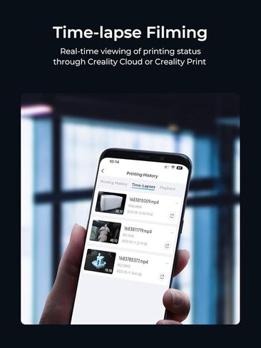 Creality K1 AI Camera, 3D Printer Camera, 1080P HD Quality, AI Detection, Time-Lapse Filming, Support APP Real-time Viewing of Printing and Pop-up Alert, for K1 MAX/SE / K1C in Saudi Arabia