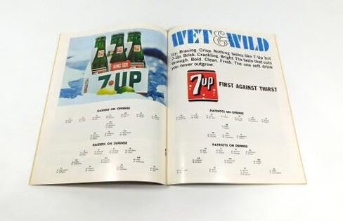 1966 Oakland Raiders at Boston Patriots AFL Football Program 10-30-66 - NFL Programs in Saudi Arabia