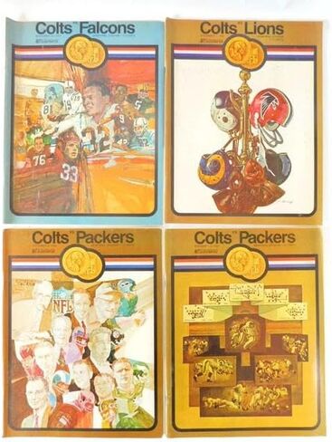 Lot of (4) Different 1969 Baltimore Colts NFL Football Programs - NFL Programs in Saudi Arabia