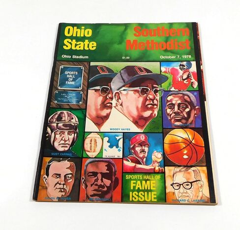 1978 Southern Methodist at Ohio State College Football Program 10-7-78 - College Programs in Saudi Arabia