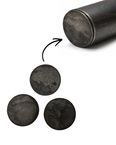Steel Type D Flat Disks Weld-On End Caps: Mill Finish (10, 1-1/2") in Saudi Arabia