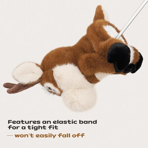 Craftsman Golf Deer Plush Driver Headcover Head Cover Protector Animal Golf Club Covers Add Fun to Your Golf in Saudi Arabia