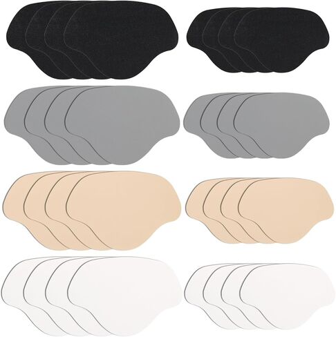 16 Pairs Shoe Heel Repair Patches, Quick Self-Adhesive Inside Sneaker Holes Patches, Complete Interior Mesh Patch Up for Sport Work Walking Hiking Tennis Shoes Sneaker (4 Color) in Kuwait