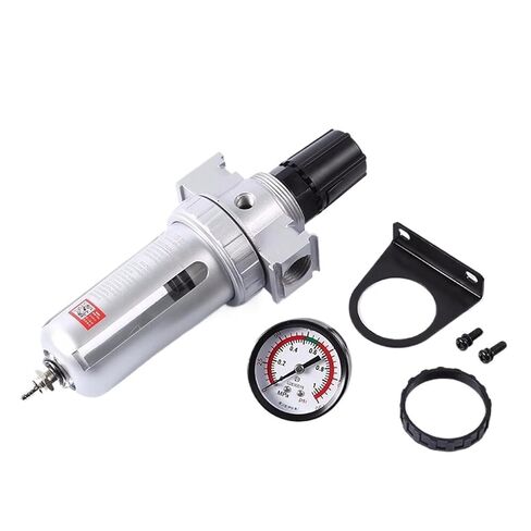 SFR-200 1/4 SFR-300 3/8 SFR-400 1/2 Air Compressor Moisture Water Oil Lubricator Trap Copper Filter Regulator Air Regulator(SFR-300) in Saudi Arabia
