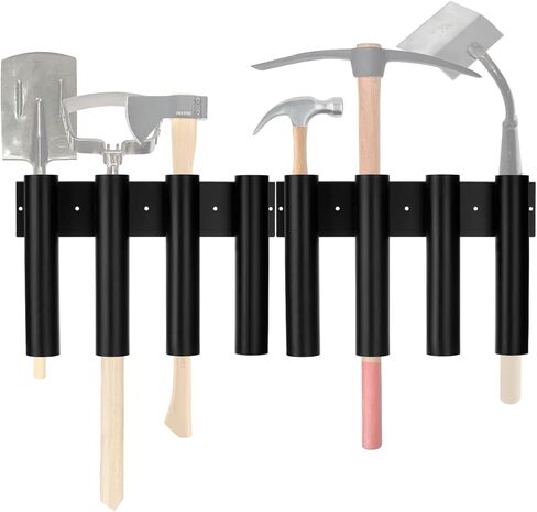 8-Hole Truck Bed Shovel Mount Holder Trailer Landscape Hand Tool Rack Organizer for Trimmer Rake Lawn Tool Utility UTV Accessories in Saudi Arabia