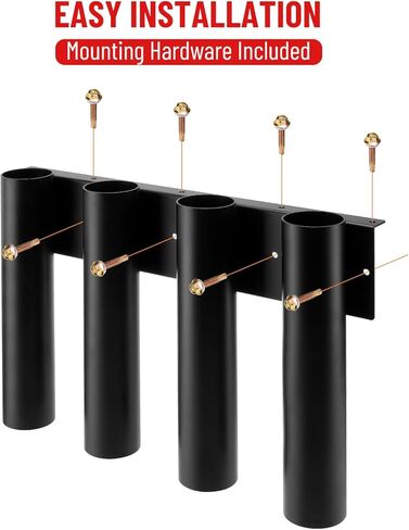 8-Hole Truck Bed Shovel Mount Holder Trailer Landscape Hand Tool Rack Organizer for Trimmer Rake Lawn Tool Utility UTV Accessories in Saudi Arabia