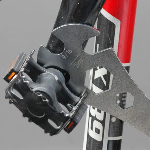 Bike Pedal Wrench, Cr-V Steel Super Hard Bicycle Pedals Removal Tool, Bicycle Pedal Wrench with Rubber Grip for Road Mountain E-Bike in Saudi Arabia
