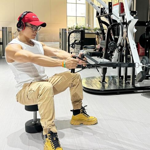 Triceps Rope Handles Gym Cable Machine Attachment TPR Anti Slip Handles 2 Loops Long Strap Fit for Pushdowns Face Pulls Crunches Overhead Extensions Biceps Curl in Saudi Arabia