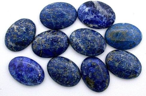 TEN 25 مم × 18 مم 25 × 18 كابينة لازورد بيضاوية كابوشون أحجار كريمة إغلاق EBS7354B/9125 in Kuwait